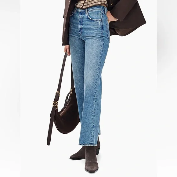 rag & bone The Shea High-Rise Straight Rigid Relexed Jeans in Ithaca, Sz. 26 NWT - Picture 2 of 16